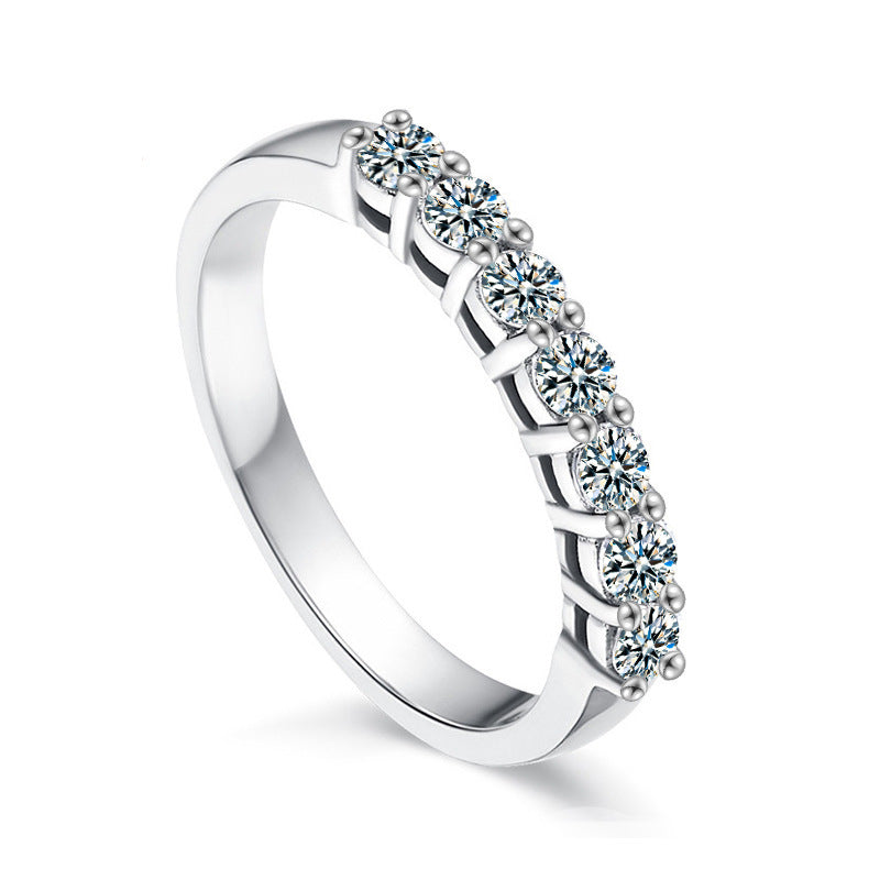 Moissanite Ring - 925 Sterling Silver